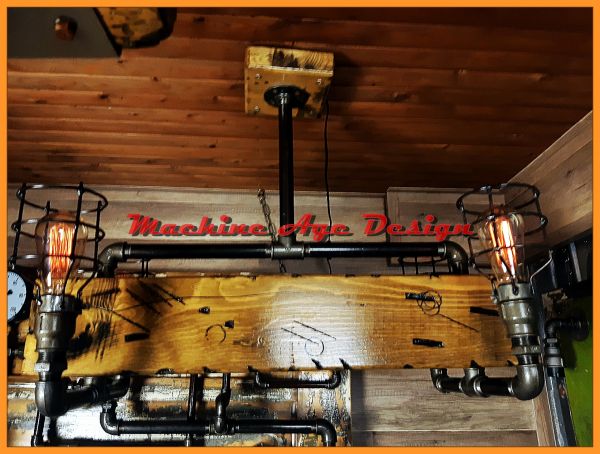 machine age , steampunk lámpa 4 gyertyás