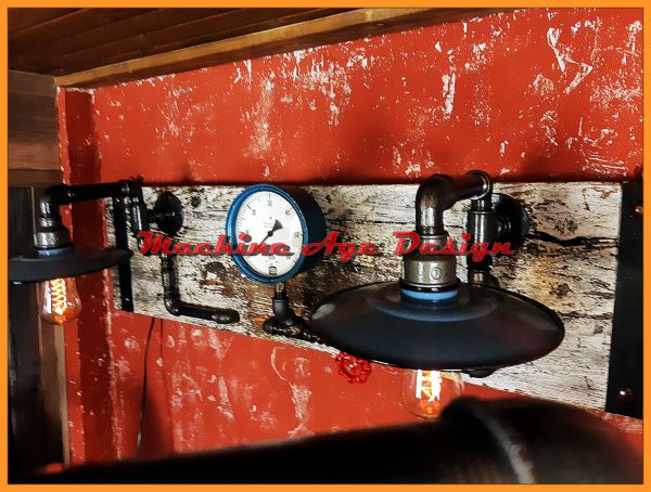 steampunk , dupla karos lámpa , machineage