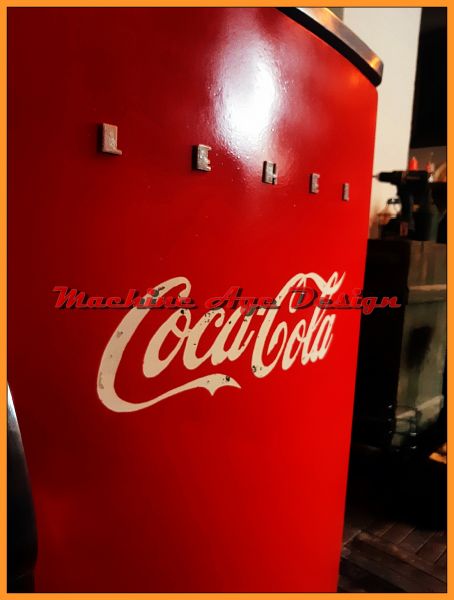 retro coca-cola hűtő , antik , lehel