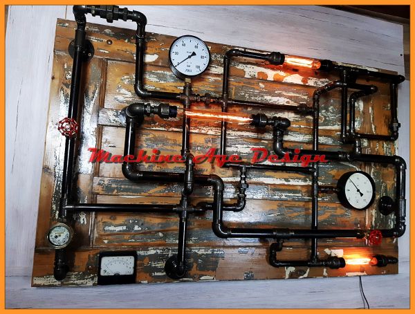 steampunk design Csőrendszer machineage